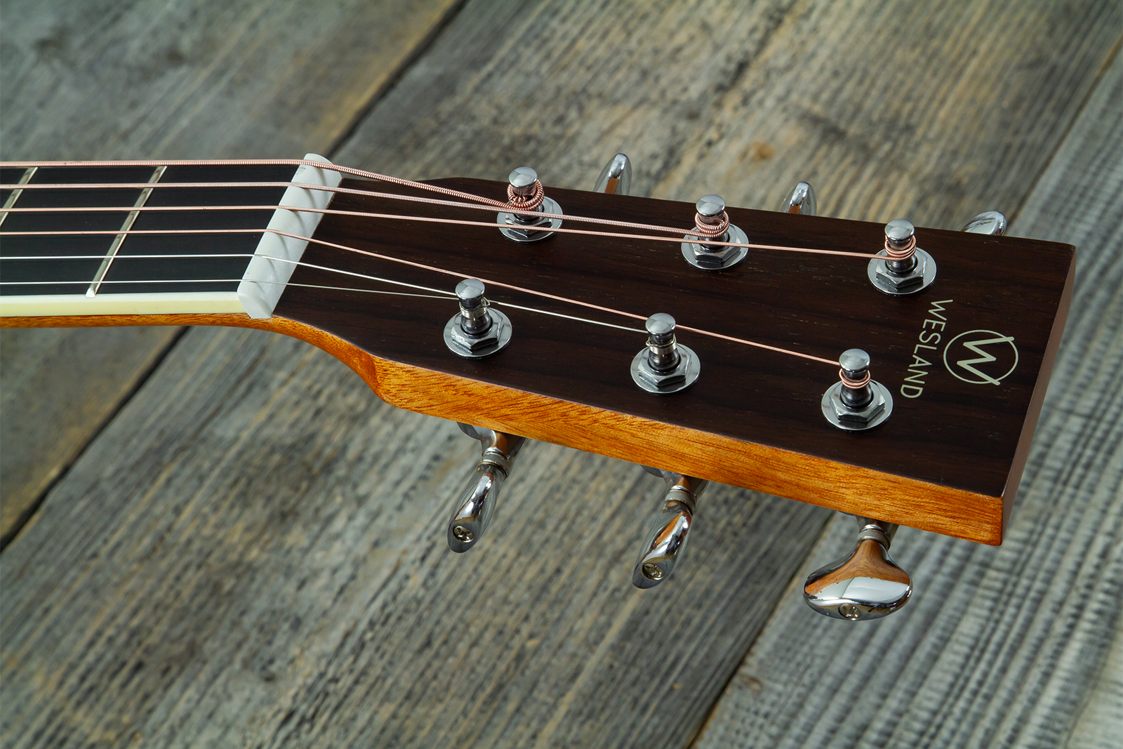 Wesland Om300-ce-nat Orchestra Cw Epicea Acajou Tec - Natural - Guitarra folk - Variation 8