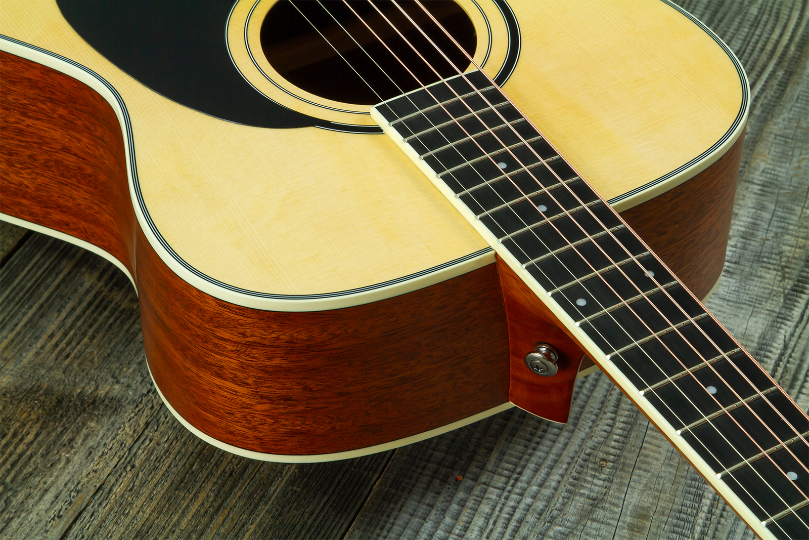 Wesland Om300-nat Orchestra Epicea Acajou Tec - Natural - Guitarra folk - Variation 4