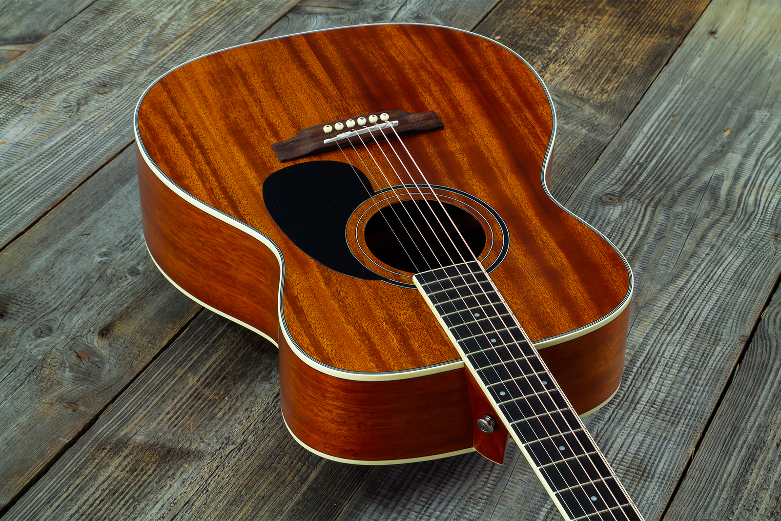 Wesland Om350-nat Om Tout Acajou Rw - Natural - Guitarra folk - Variation 5
