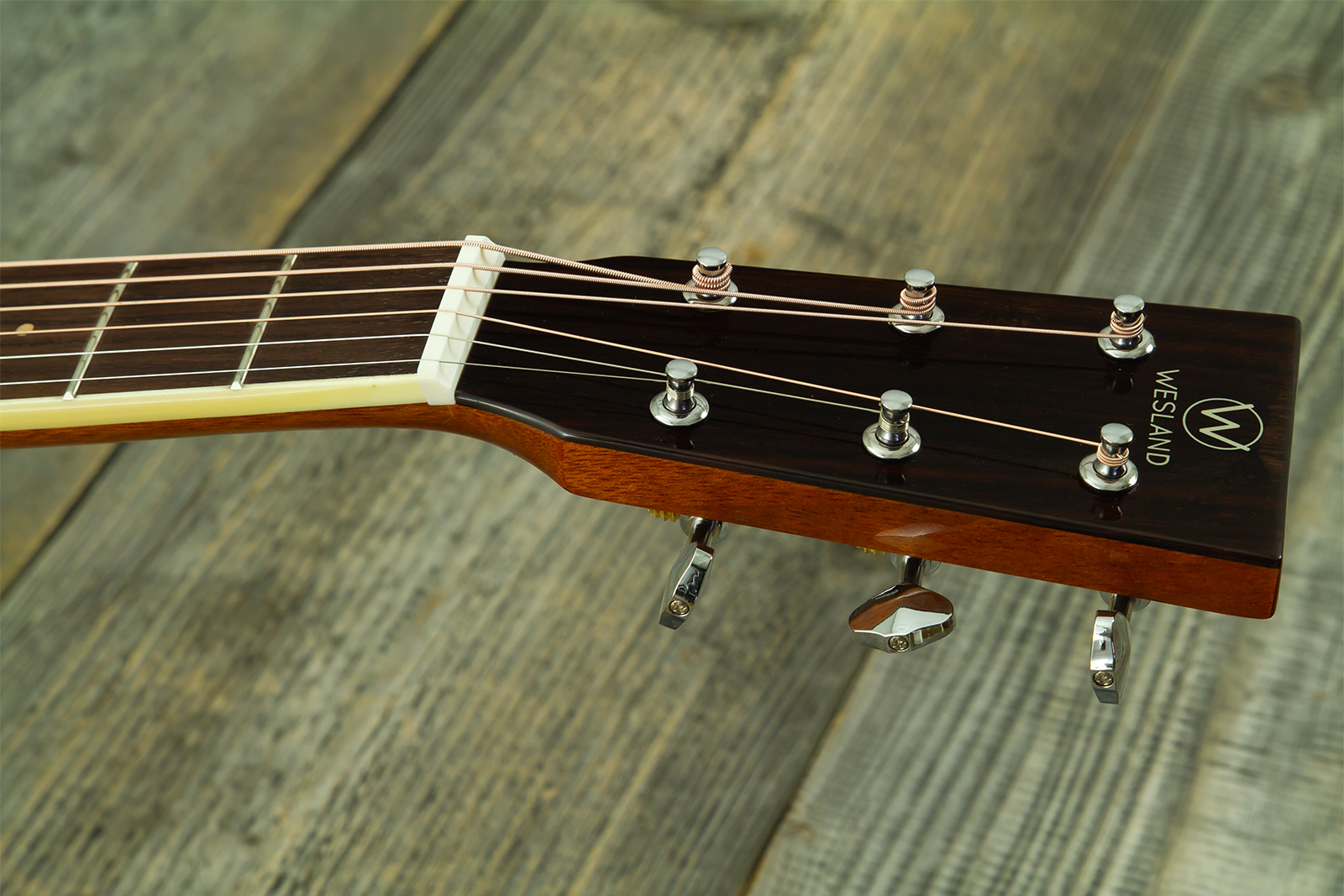 Wesland Om700-nat Om Epicea Acajou Rw - Natural - Guitarra folk - Variation 9