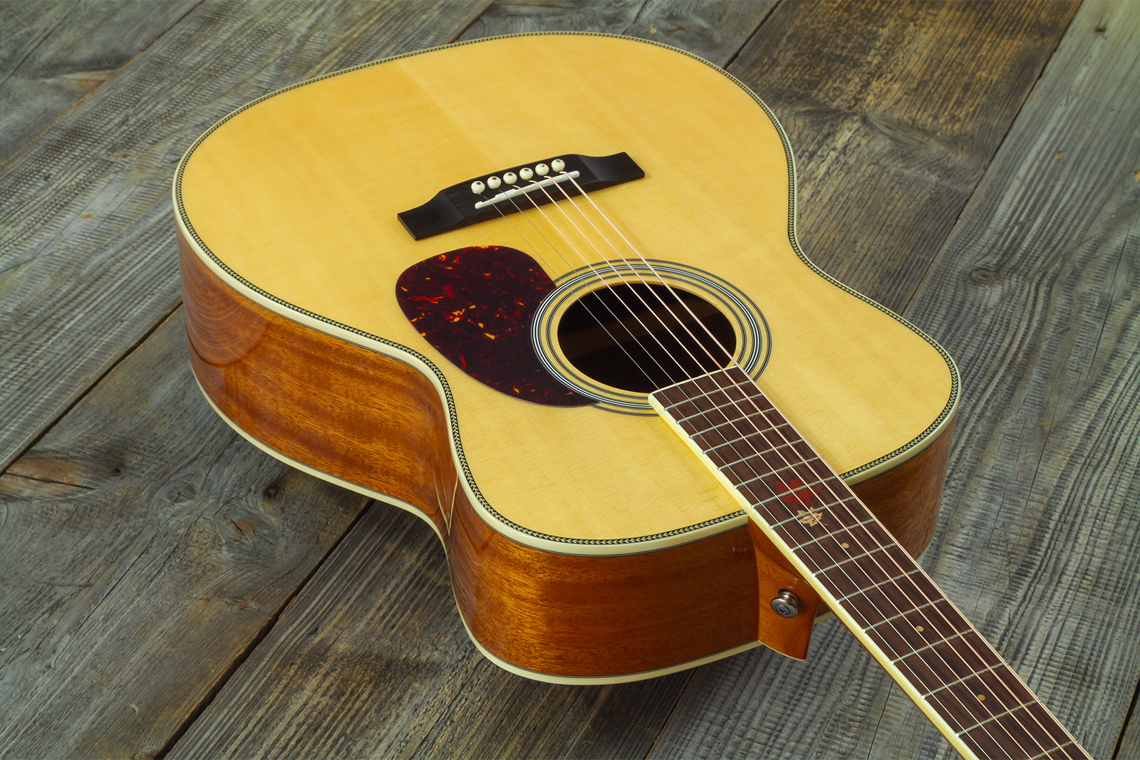 Wesland Om700-nat Om Epicea Acajou Rw - Natural - Guitarra folk - Variation 2