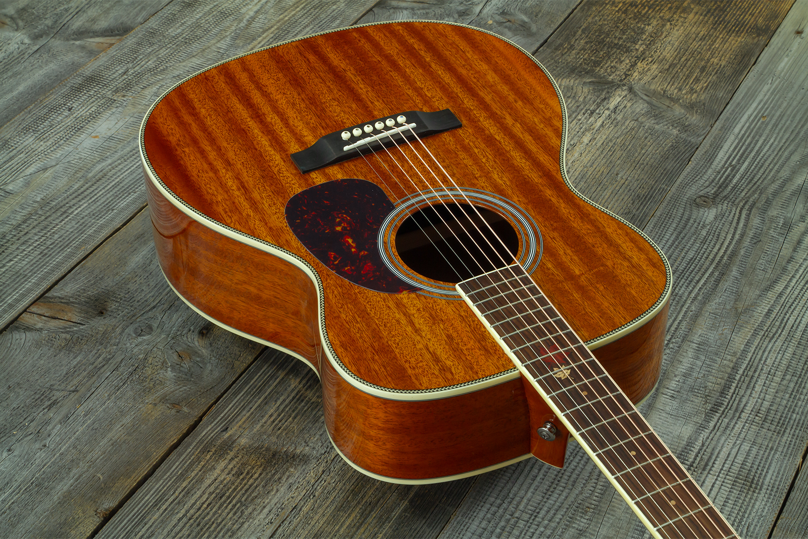 Wesland Om750-nat Om Tout Acajou Rw - Natural - Guitarra folk - Variation 2