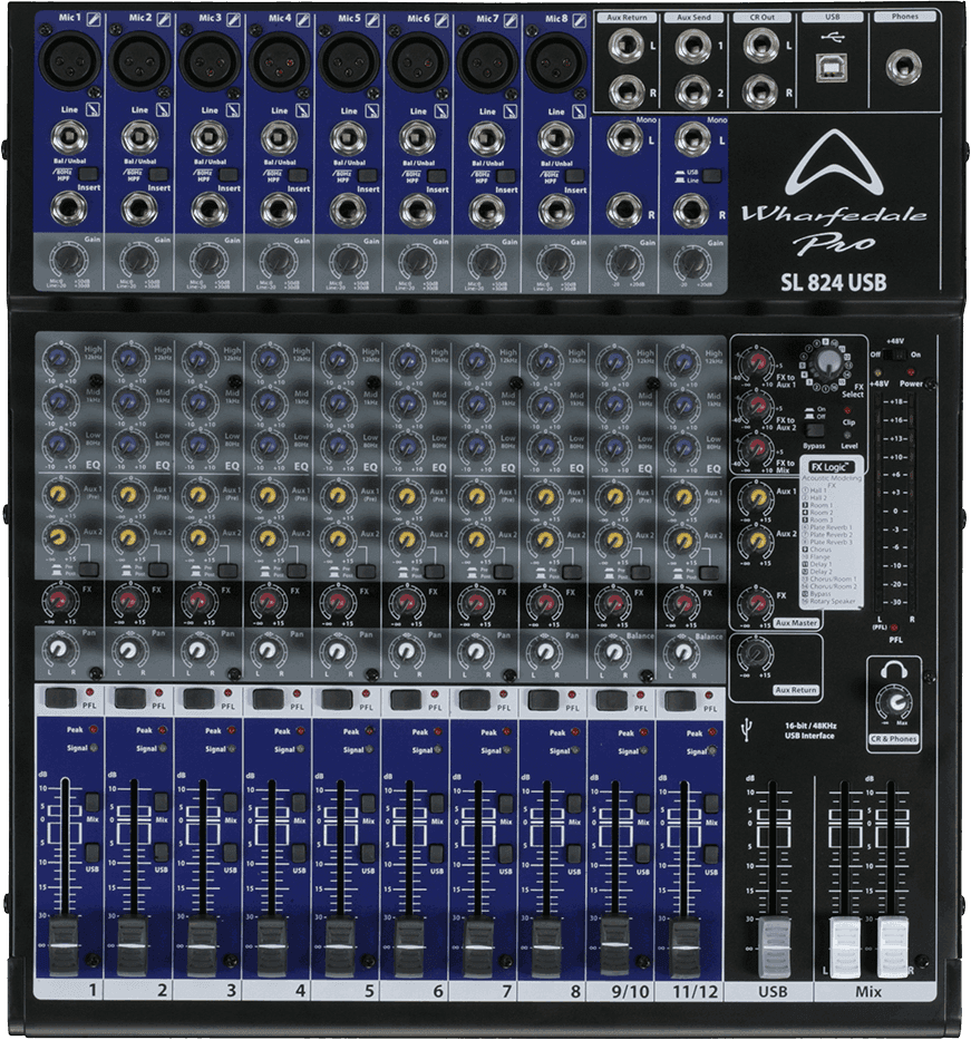 Wharfedale Sl824usb - Mesa de mezcla analógica - Main picture