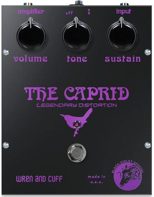 Wren And Cuff Black-violet Caprid Og - Pedal overdrive / distorsión / fuzz - Main picture