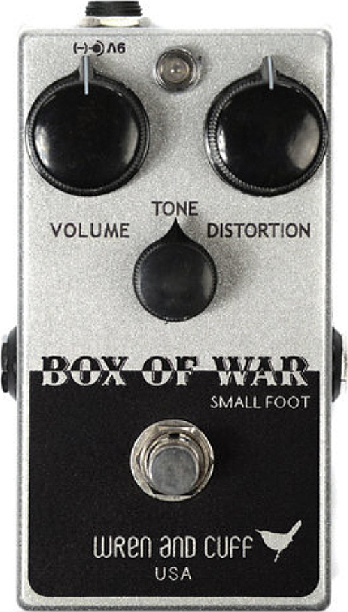 Wren And Cuff Small Foot Box Of War Overdrive - Pedal overdrive / distorsión / fuzz - Main picture