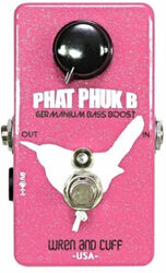 Pedal overdrive / distorsión / fuzz Wren and cuff Phat Phuk Germanium Bass Booster