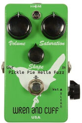 Pedal overdrive / distorsión / fuzz Wren and cuff Pickle Pie Bass Fuzz