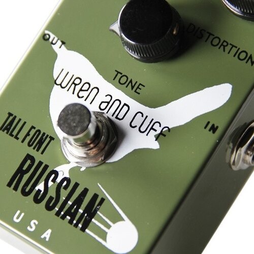 Wren And Cuff Tall Font Russian Fuzz - Pedal overdrive / distorsión / fuzz - Variation 1