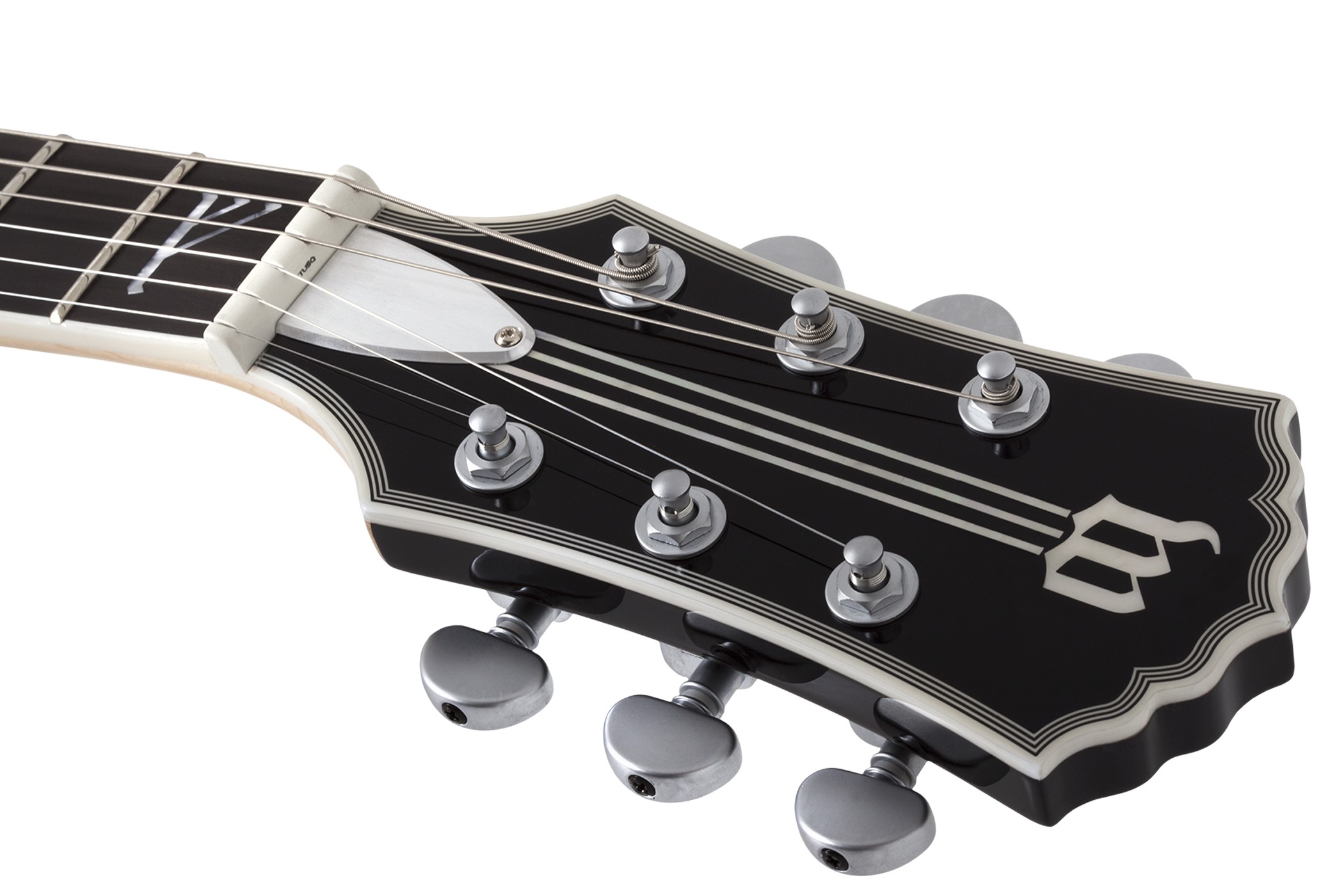 Wylde Audio Ironworks Barbarian Ht Hh Eb - Black Burst - Guitarra eléctrica de autor - Variation 3