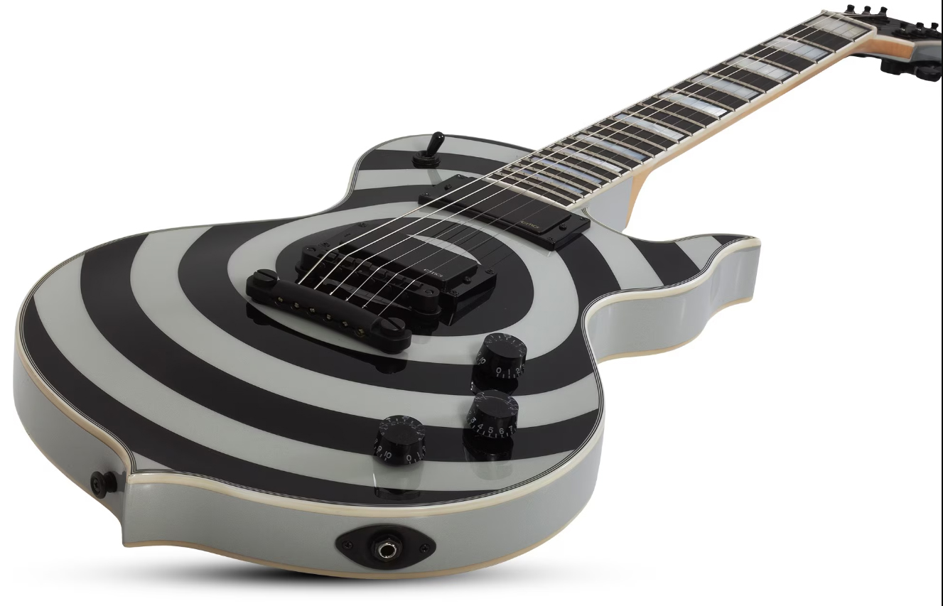Wylde Audio Odin Grail 2h Emg Ht Eb - Silver Bullseye - Guitarra electrica metalica - Variation 1