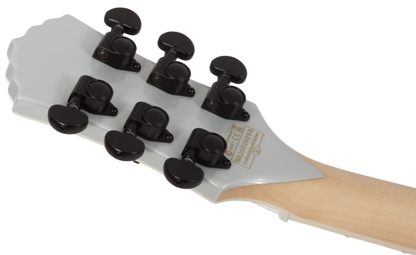 Wylde Audio Odin Grail 2h Emg Ht Eb - Silver Bullseye - Guitarra electrica metalica - Variation 5