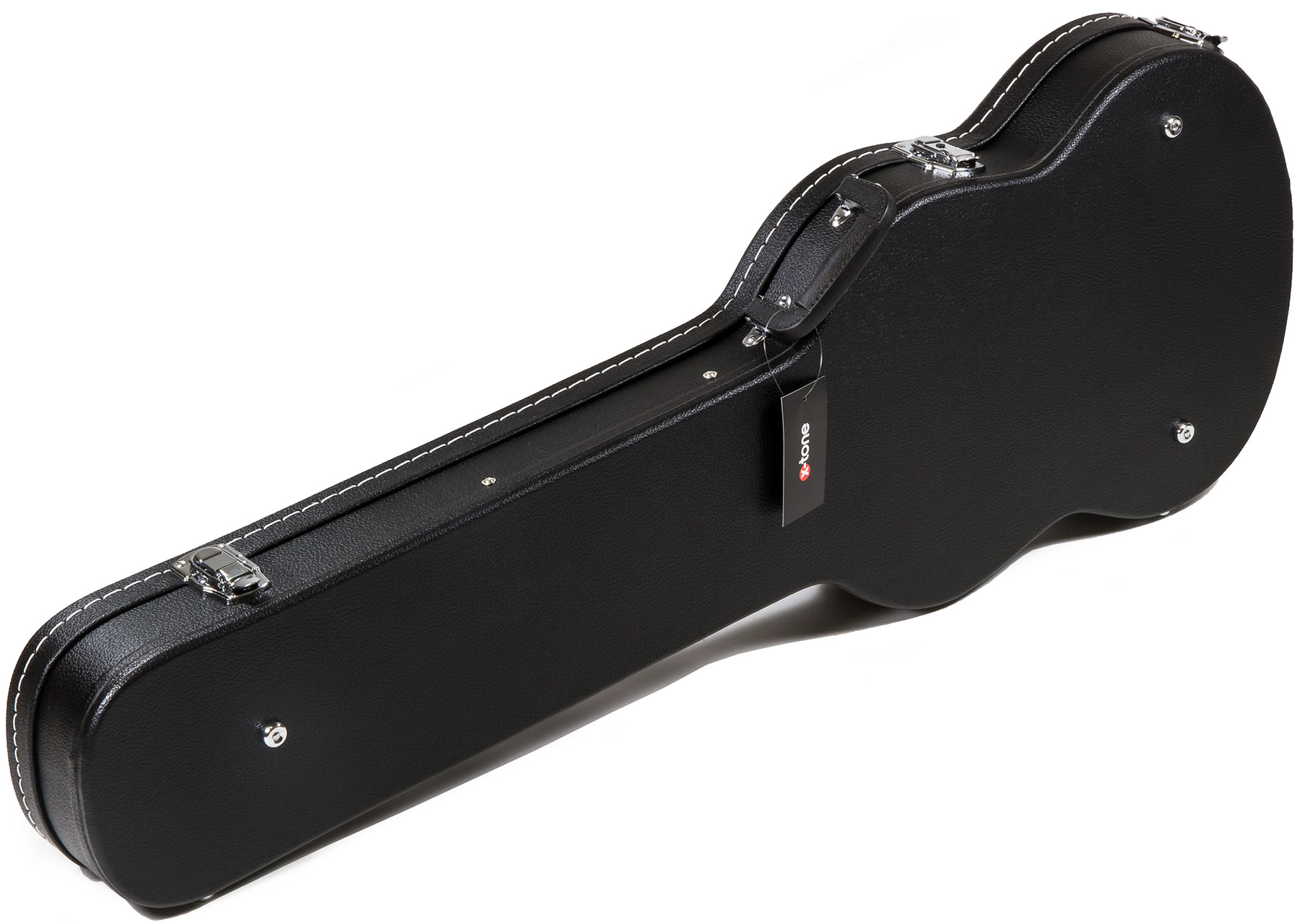 X-tone 1503 Standard Electrique Sg En Forme Black - Maleta para guitarra eléctrica - Variation 1
