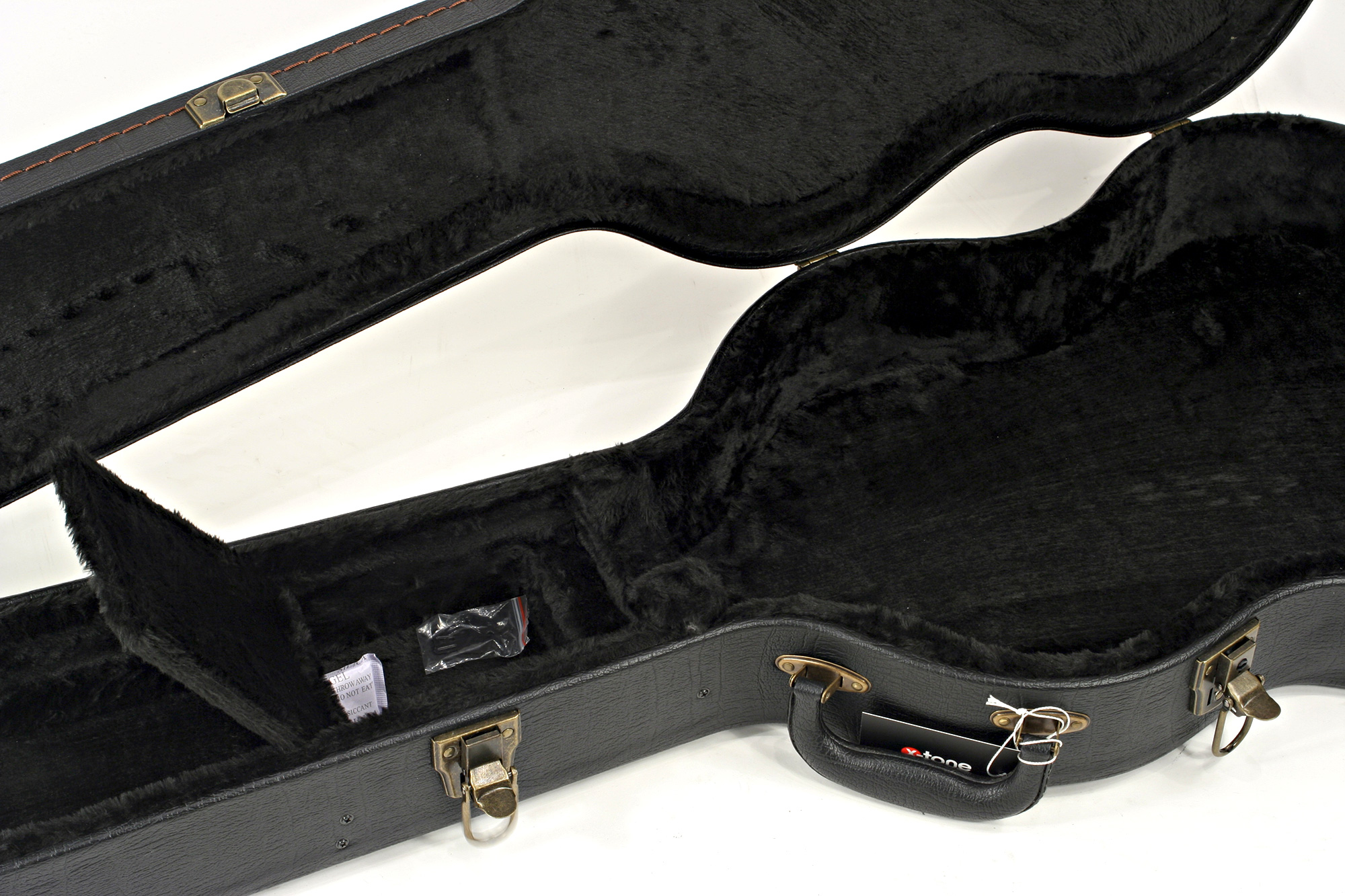 X-tone 1553 Deluxe Electrique Sg En Forme Black - Maleta para guitarra eléctrica - Variation 2