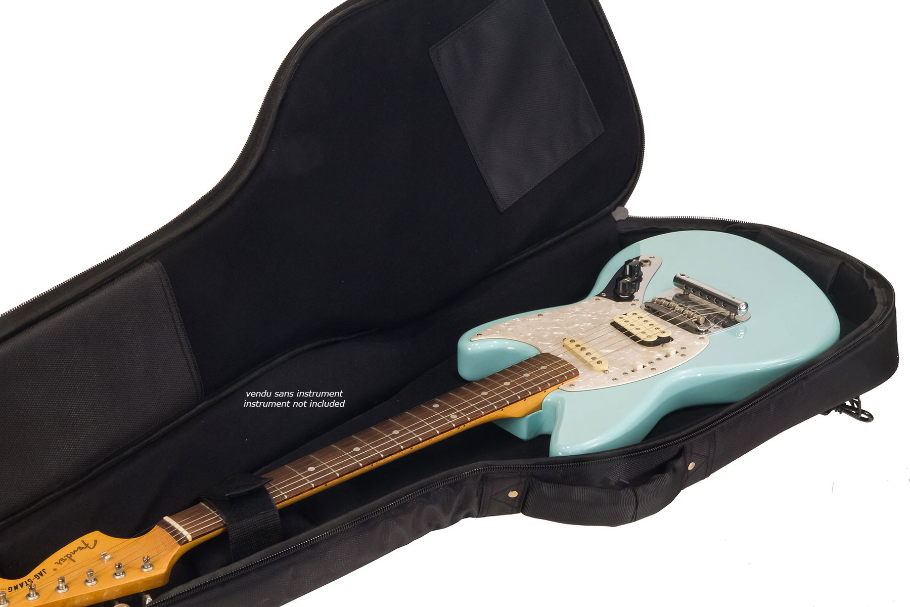 X-tone 2020 Ele-bk Light Deluxe Electric Guitar Bag Black (2083) - Bolsa para guitarra eléctrica - Variation 5