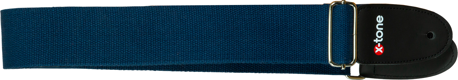 X-tone B019-bl Cotton Metal Buckle Guitar Strap - Correa - Variation 1