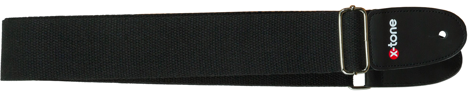 X-tone B043-bk Cotton Metal Buckle Guitar Strap - Correa - Variation 1