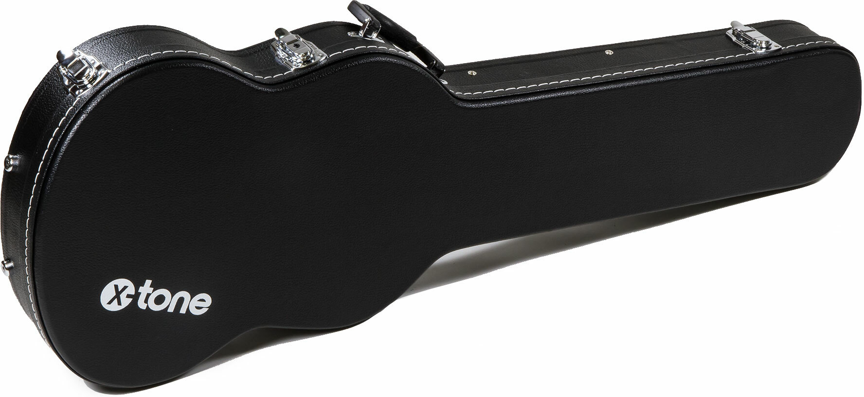 X-tone 1503 Standard Electrique Sg En Forme Black - Maleta para guitarra eléctrica - Main picture