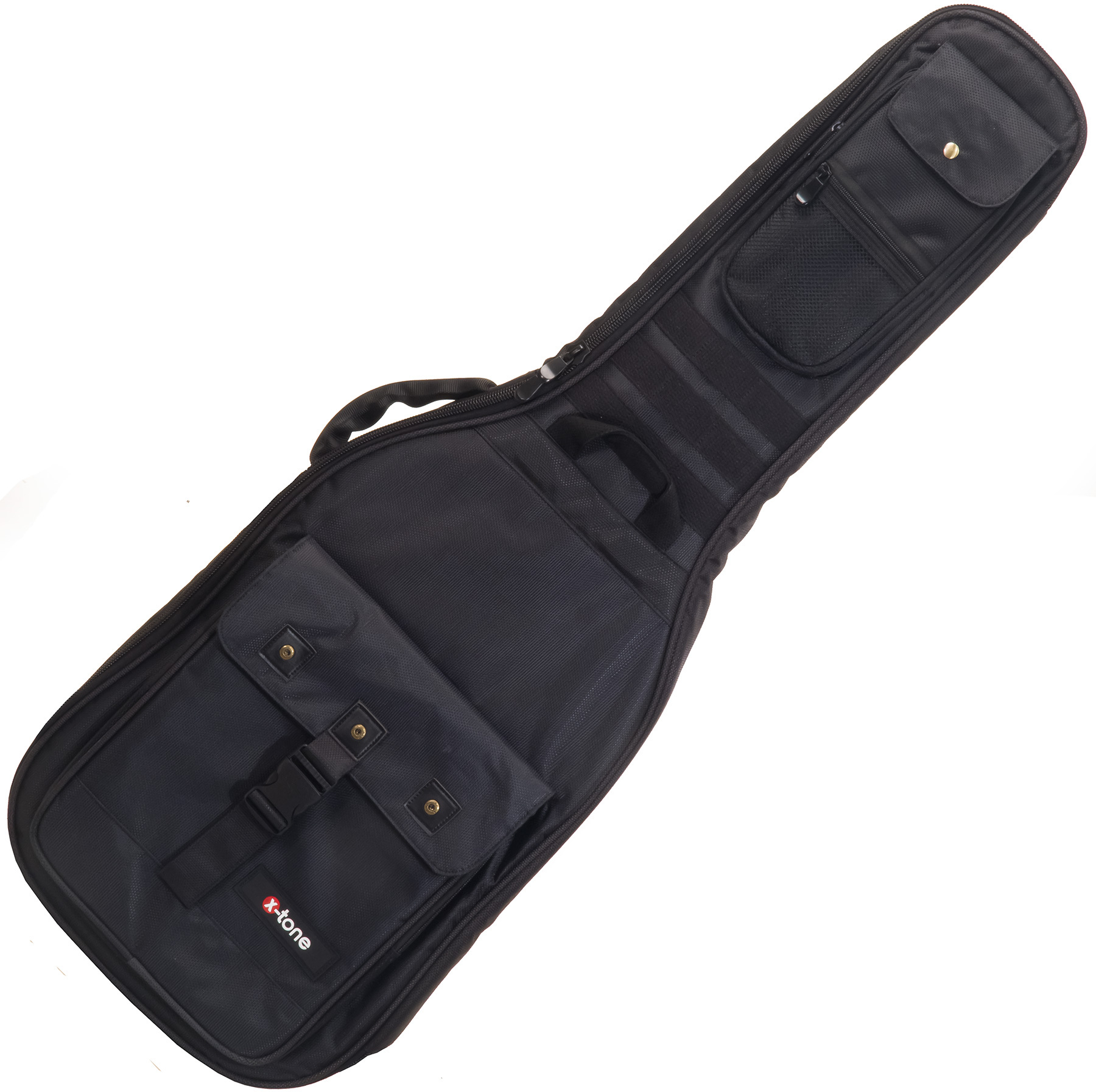 X-tone 2020 Ele-bk Light Deluxe Electric Guitar Bag Black (2083) - Bolsa para guitarra eléctrica - Main picture