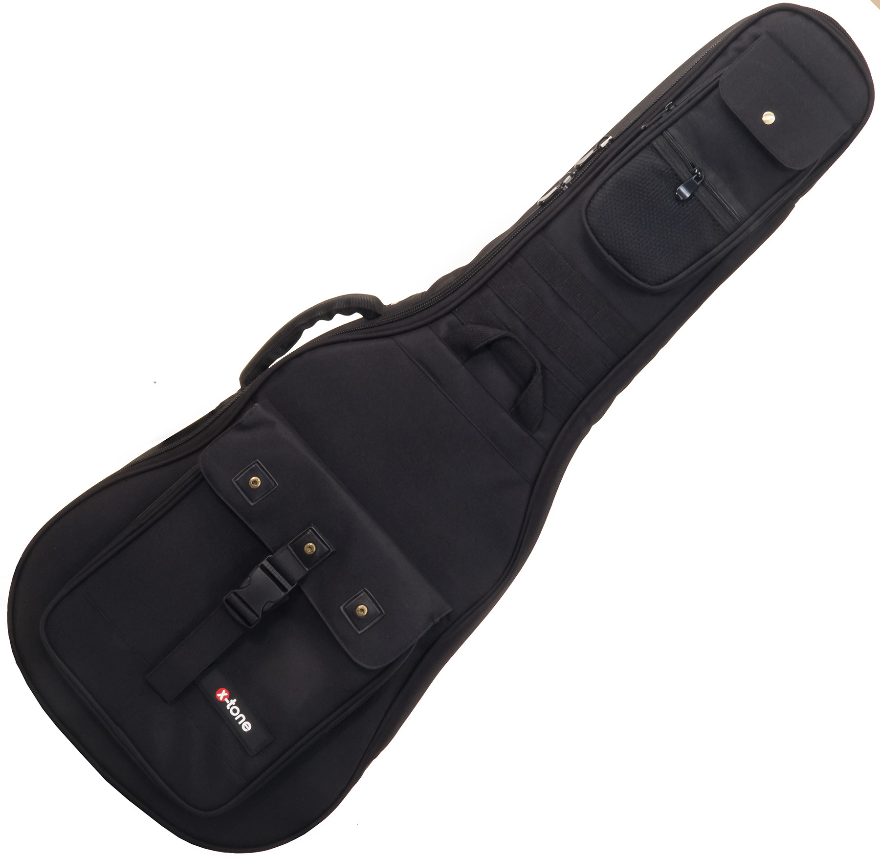 X-tone 2030 Cla44-bk Deluxe Nylon Classical 4/4 Guitar Black (2072) - Funda guitarra clasica - Main picture