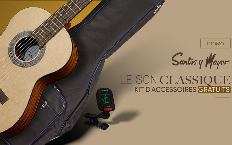 X-tone Housse Guitare 3/4 + Accordeur - Afinador de guitarra - Main picture