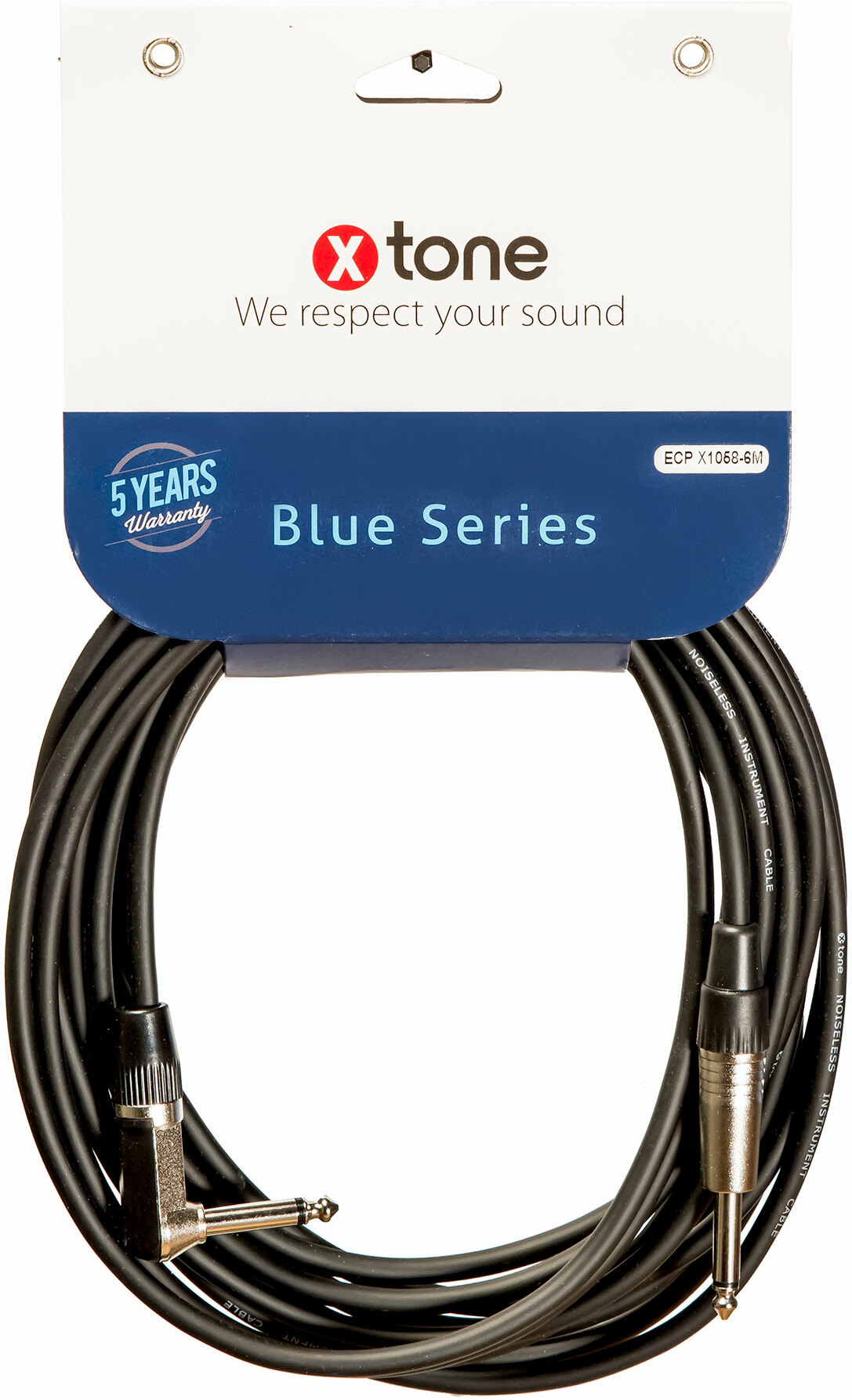 X-tone Jack / Jack Coude 6m Blue Series (x1058-6m) - Cable - Main picture