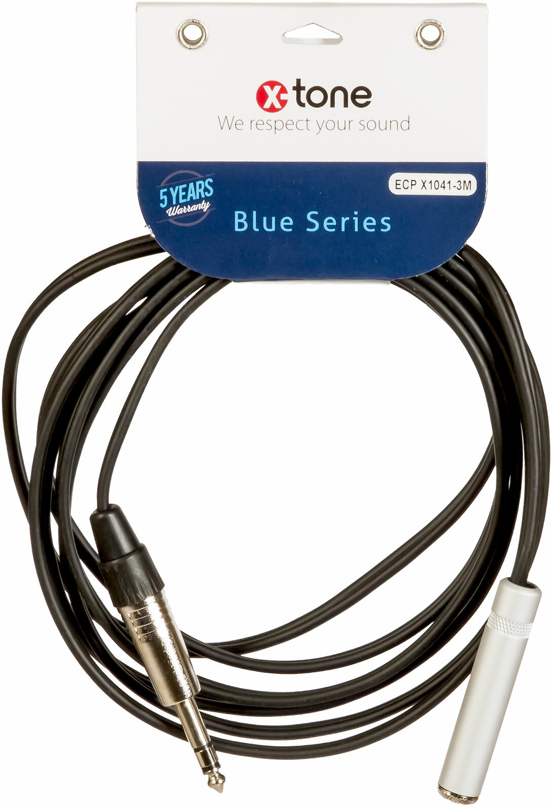 X-tone Jack St / Jack(f) St 3m Blue Series (x1041-3m) - Cable - Main picture