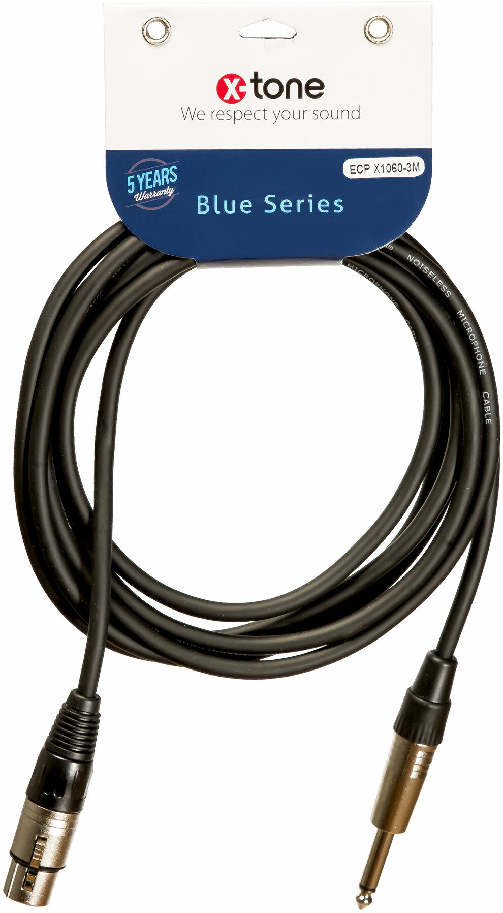 X-tone Jack / Xlr(f) 3m Blue Series (x1060-3m) - Cable - Main picture