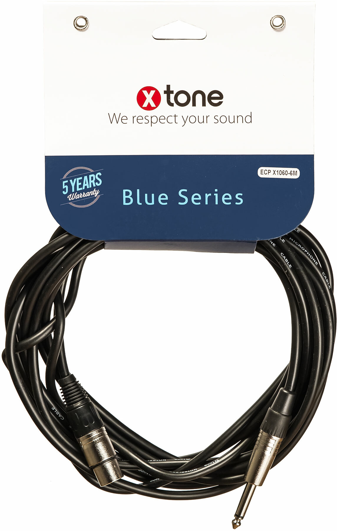 X-tone Jack / Xlr(f) 6m Blue Series (x1060-6m) - Cable - Main picture