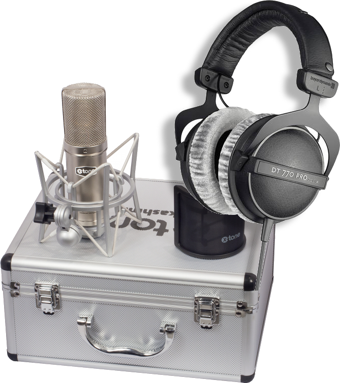 X-tone Kashmir + Beyerdynamic Dt 770 Pro 80 Ohms - Pack de micrófonos con soporte - Main picture