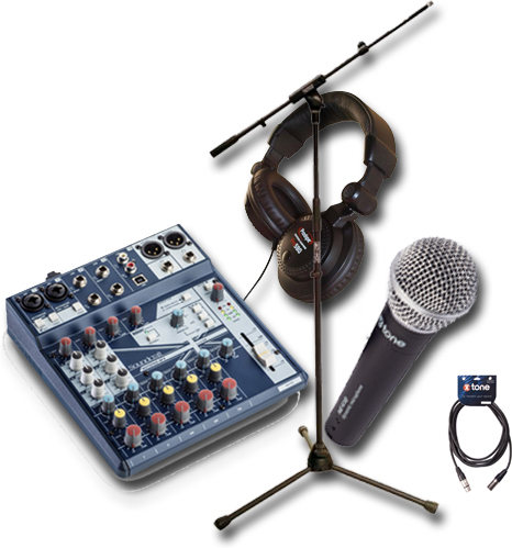 X-tone Micro Xd-410 + Notepad-8fx + X1003 + Pro580 + Rtx Mpx - Pack de micrófonos con soporte - Main picture