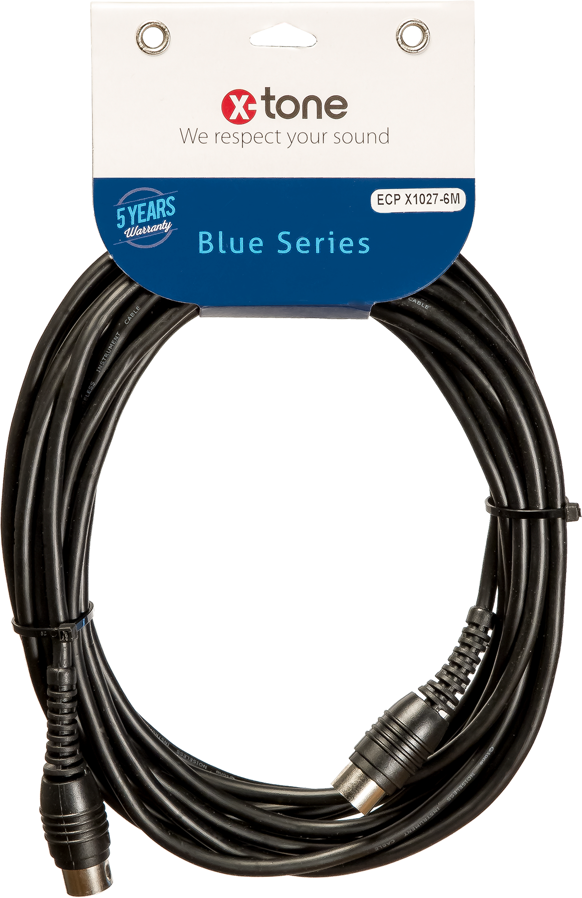 X-tone Midi Din / Din 6m Blue Series (x1027-6m) - Cable - Main picture