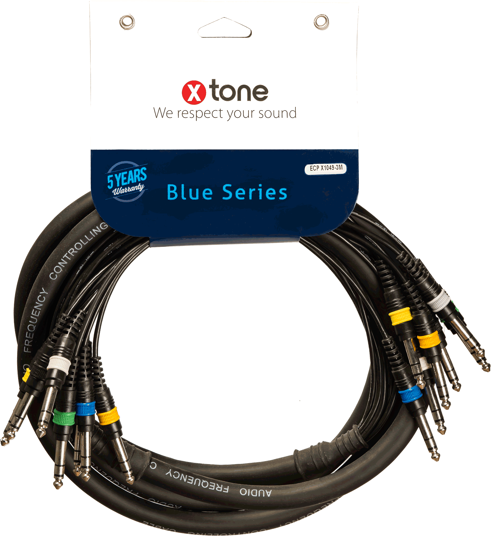 X-tone Octopaire Jack St / Jack St 3m Blue Series (x1049-3m) - Cable multipolar - Main picture