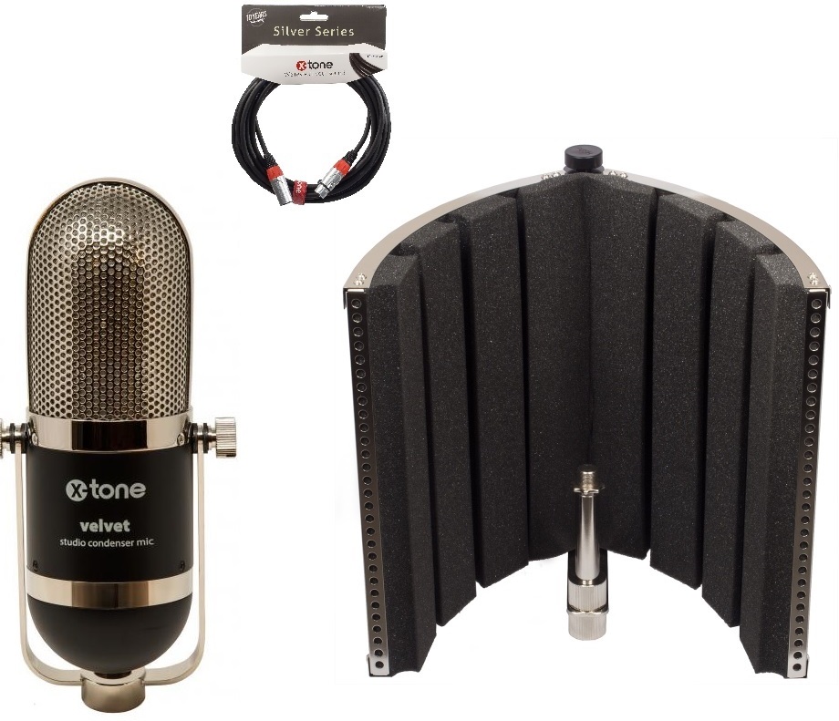 X-tone Pack Velvet X-screen - Pack de micrófonos con soporte - Main picture