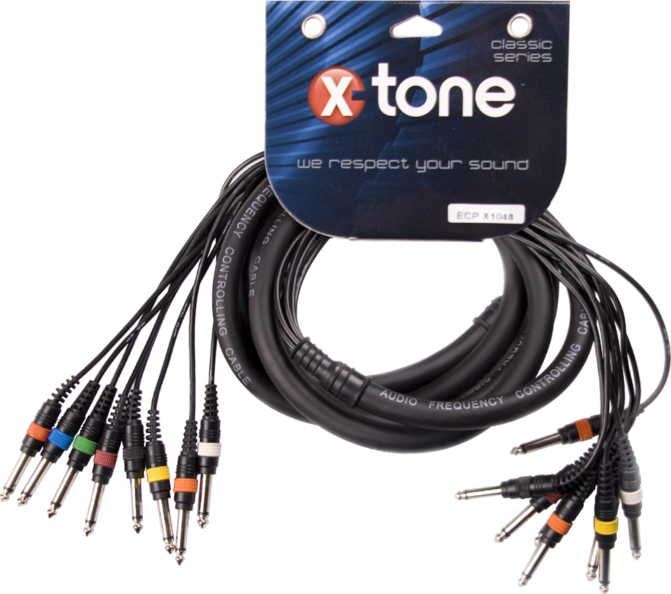 X-tone X1048 Octopaire Jack Mono Jack Mono 3m - Cable multipolar - Main picture