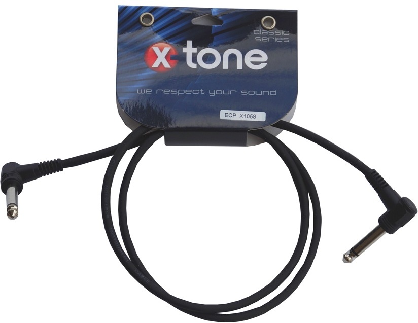 X-tone X1058 Intrument Patch Cable Jack Coude 90cm - - Cable - Main picture