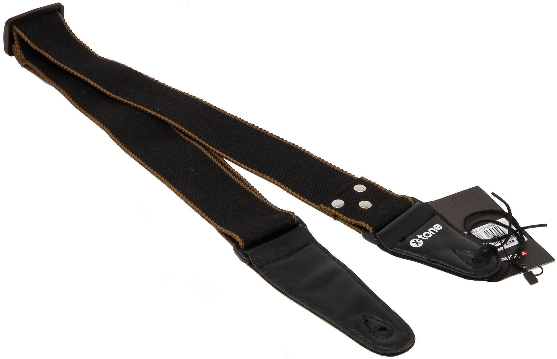 Correa X-tone XG 3107 Cotton Guitar Strap - Dark Brown