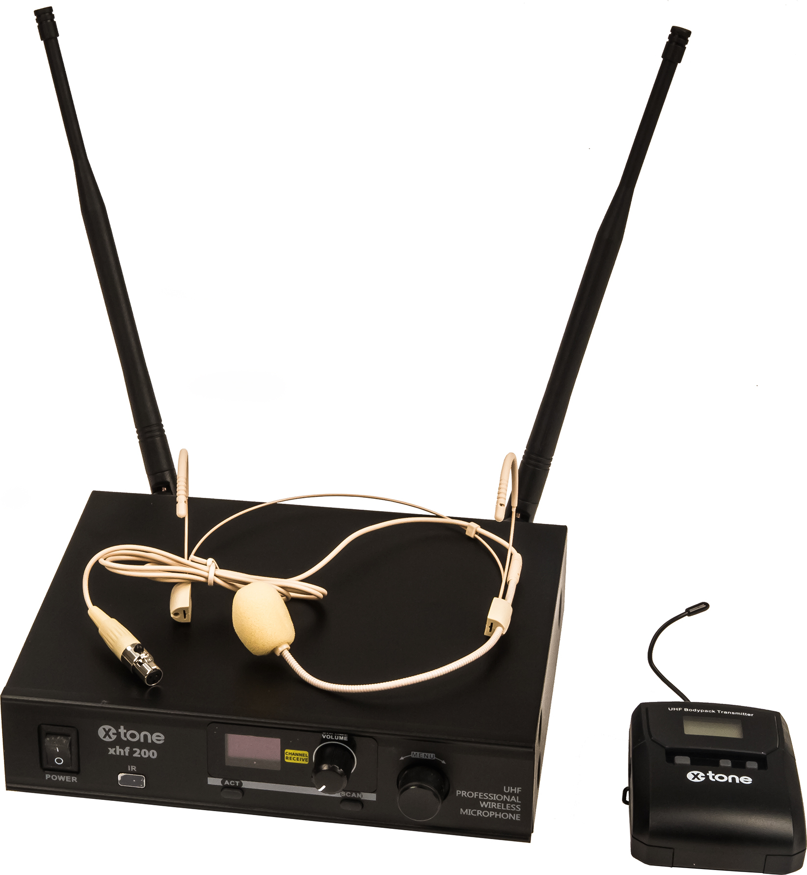 X-tone Xhf200h Systeme Hf Serre Tete Multi Frequences - Micrófono inalámbrico headset - Main picture