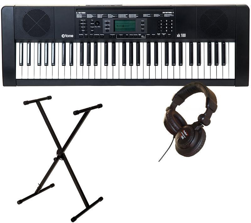 Pianos set X-tone XK100 + casque pro 580 + stand X