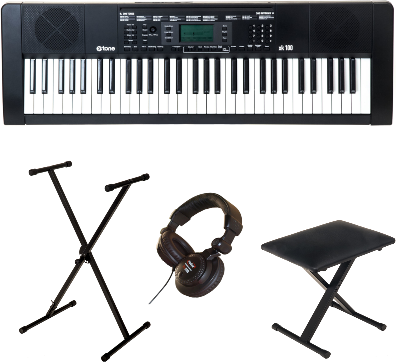 X-tone Xk100 + Stand X + SiÈge X + Casque Pro580 - Pianos set - Main picture