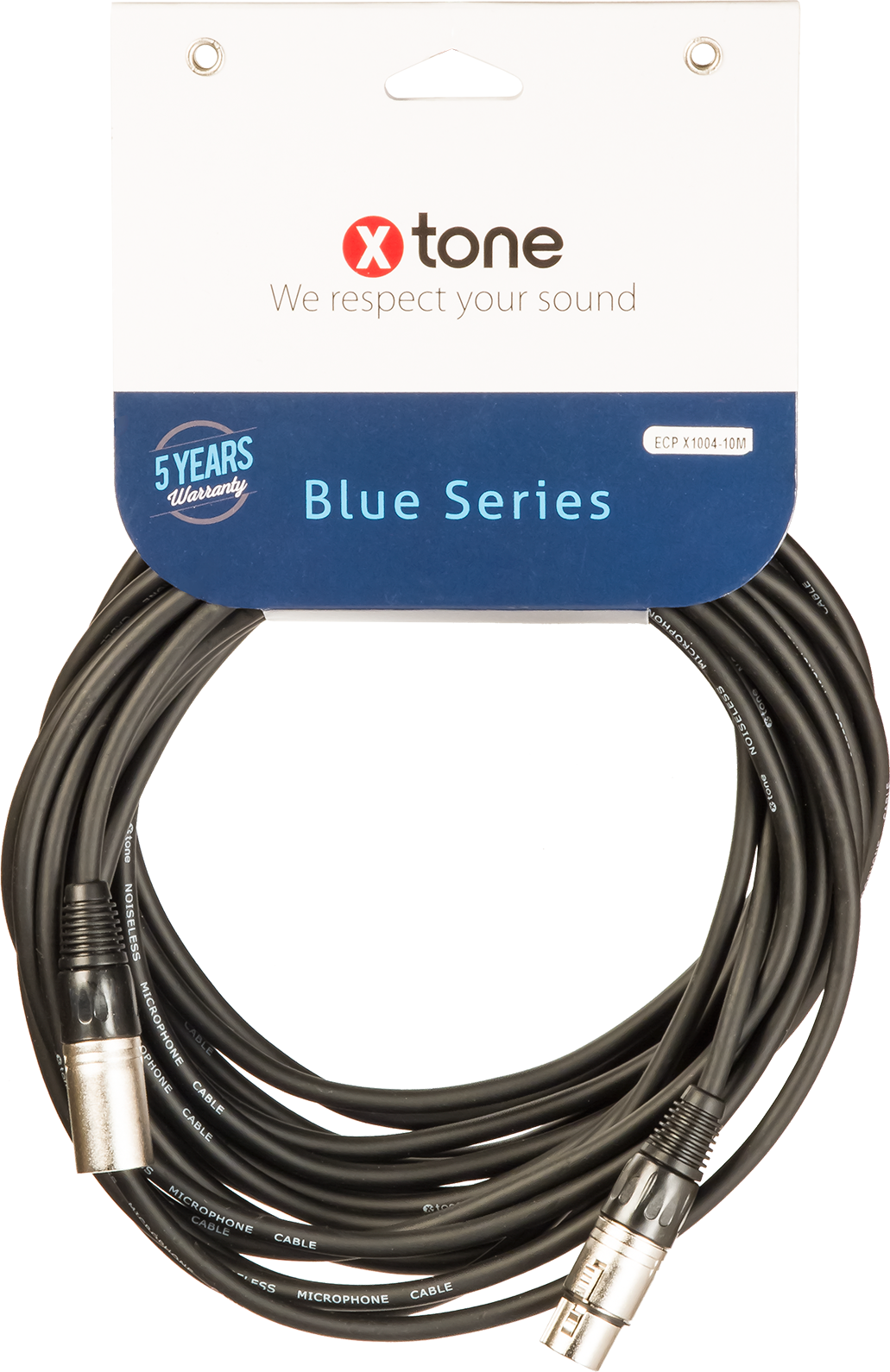 X-tone Xlr(m) / Xlr(f) 10m Blue Series (x1004-10m) - Cable - Main picture