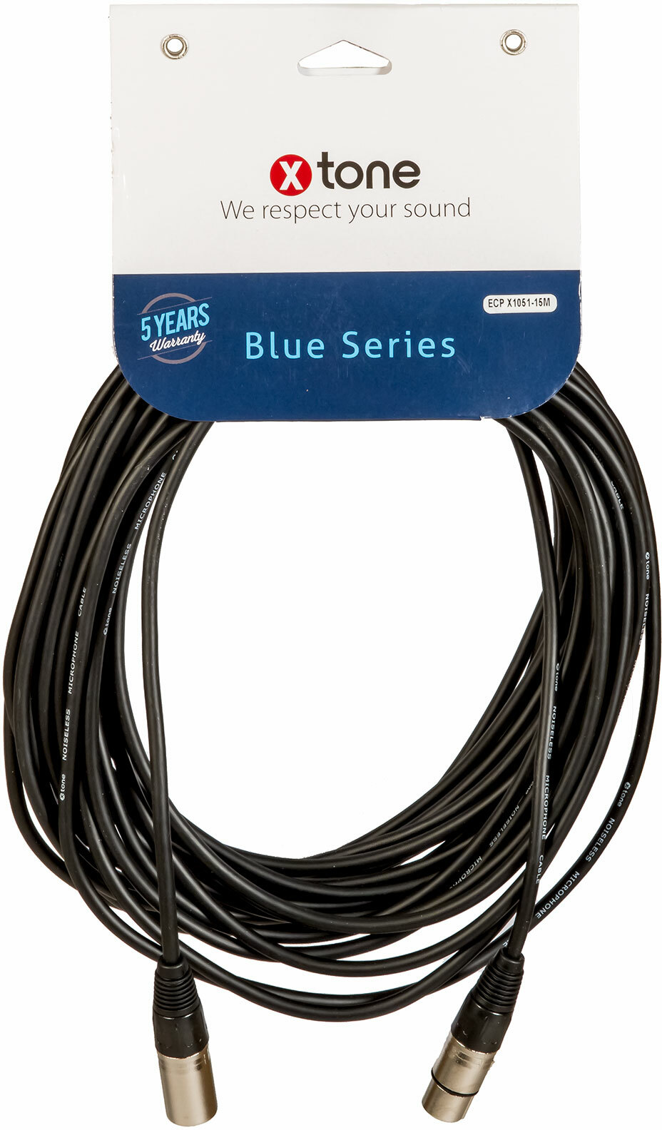X-tone Xlr(m) / Xlr(f) 15m Blue Series (x1051-15m) - Cable - Main picture