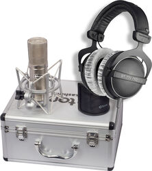 Pack de micrófonos con soporte X-tone Kashmir + Beyerdynamic DT 770 PRO 80 OHMS
