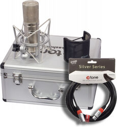 Pack de micrófonos con soporte X-tone Kashmir + cable XLR XLR 6M offert