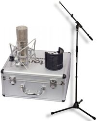 Pack de micrófonos con soporte X-tone Kashmir + X-TONE xh 6001 Pied Micro Telescopique