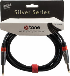 X2002-3M - Jack(M) 6,35 mono / Jack(M) 6,35 mono SILVER SERIES