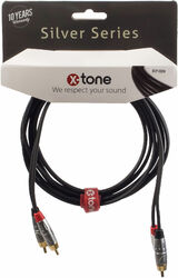 Cable X-tone X2006-1.5M - 2 RCA(M) / 2 RCA(M)