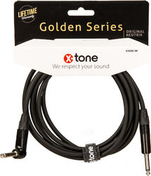 Cable X-tone X3058-3M Instrument Cable Right/Angled 3m Golden Series