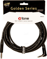 Cable X-tone X3058-6M Instrument Cable Right/Angled 6m Golden Series