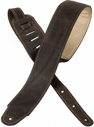 Correa X-tone xg 3156 Classic Plus Leather Guitar Strap - Dark Brown