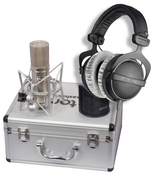 Pack de micrófonos con soporte X-tone Kashmir + Beyerdynamic DT 770 PRO 80 OHMS